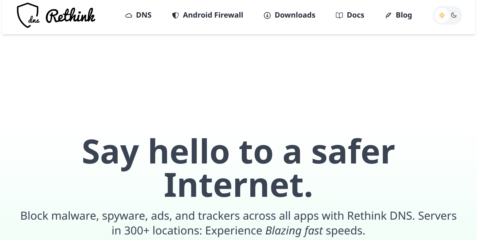 RethinkDNS + Firewall + VPN, sicurezza e privacy su Mobile