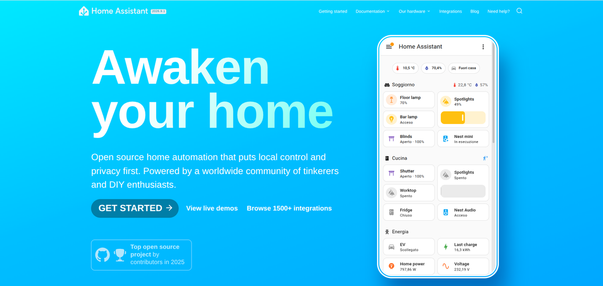Automazione domestica? Meglio renderlo privato con Home Assistant