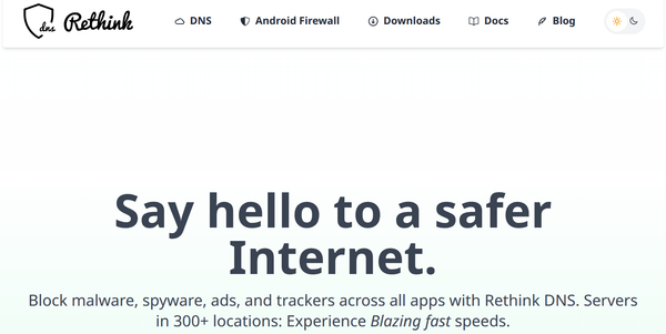 RethinkDNS + Firewall + VPN, sicurezza e privacy su Mobile