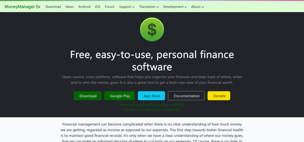 Money Manager EX la gestione dei conti di casa open source