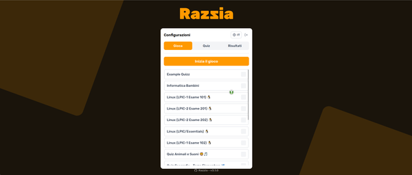 Razzia quiz app per Bambini, Adulti e Svago